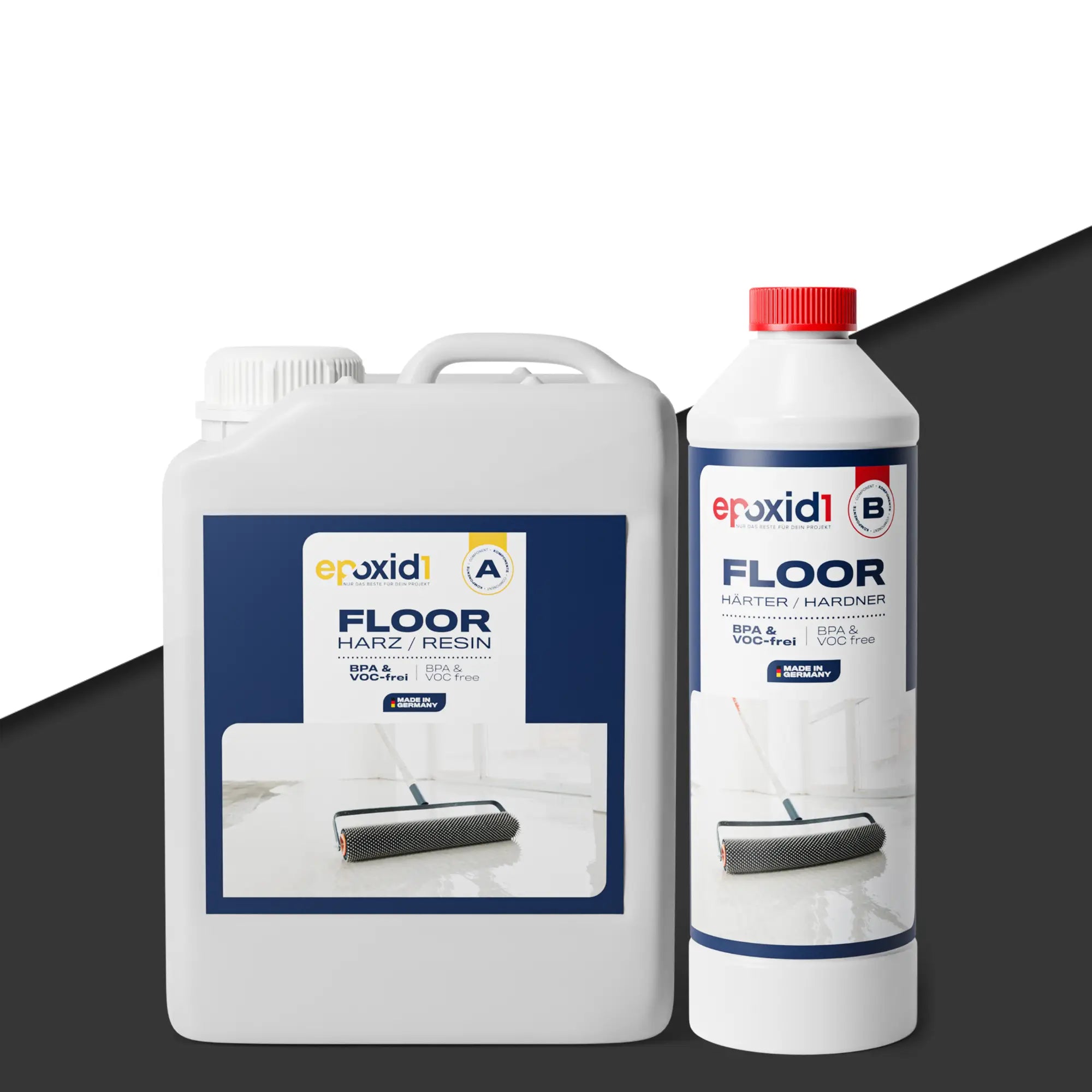2K Epoxidharz Bodenbeschichtung zum Gießen - Anthrazit