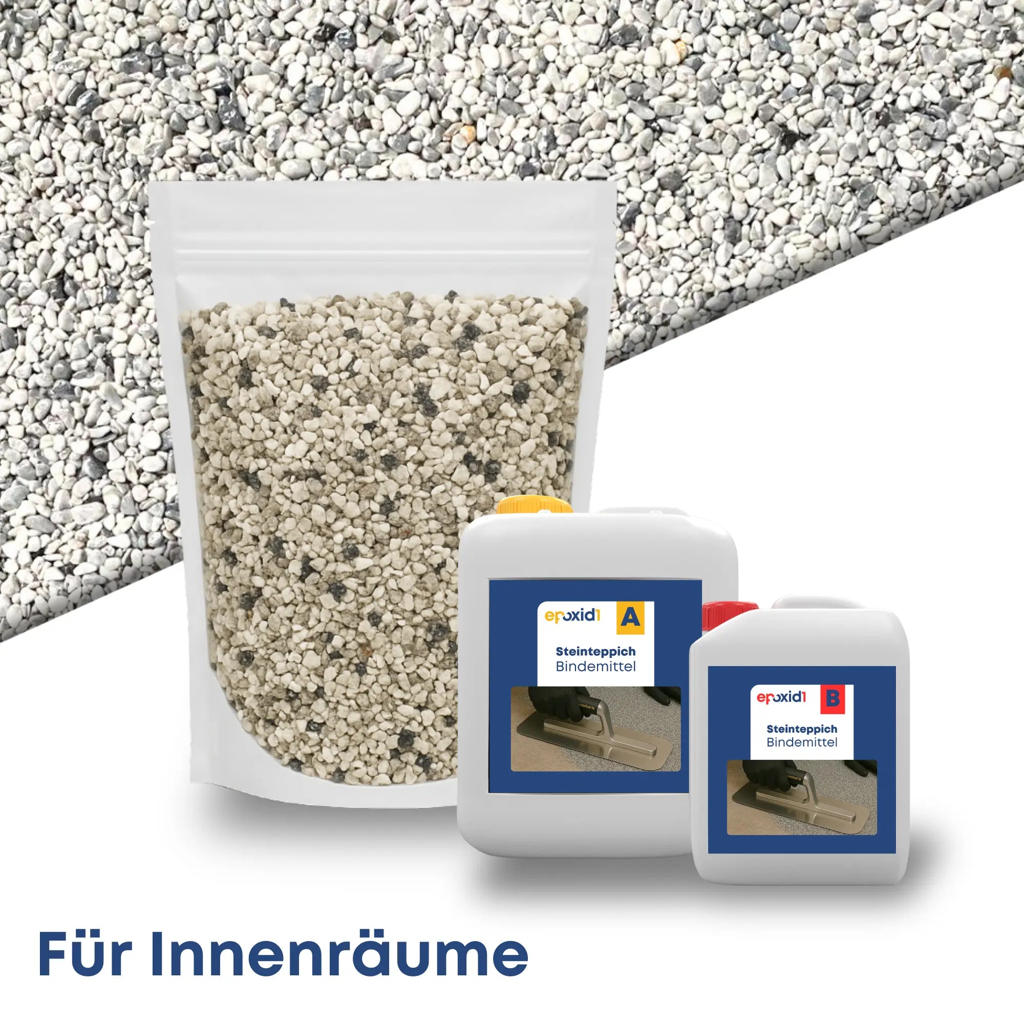 Steinteppich Set INNEN - Grigio Bardiglio