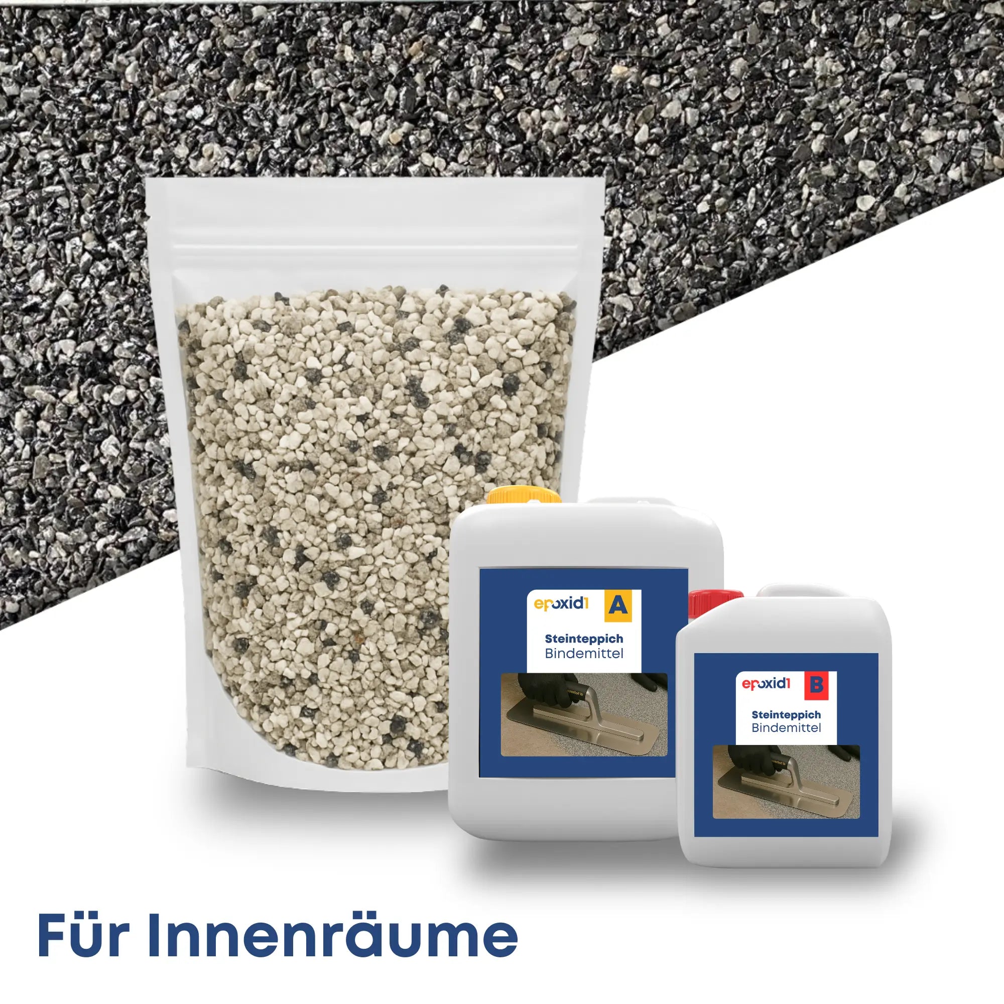 Steinteppich Set INNEN - Grigio Carnico