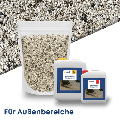 Steinteppich Set AUSSEN - Grigio Perla Venato